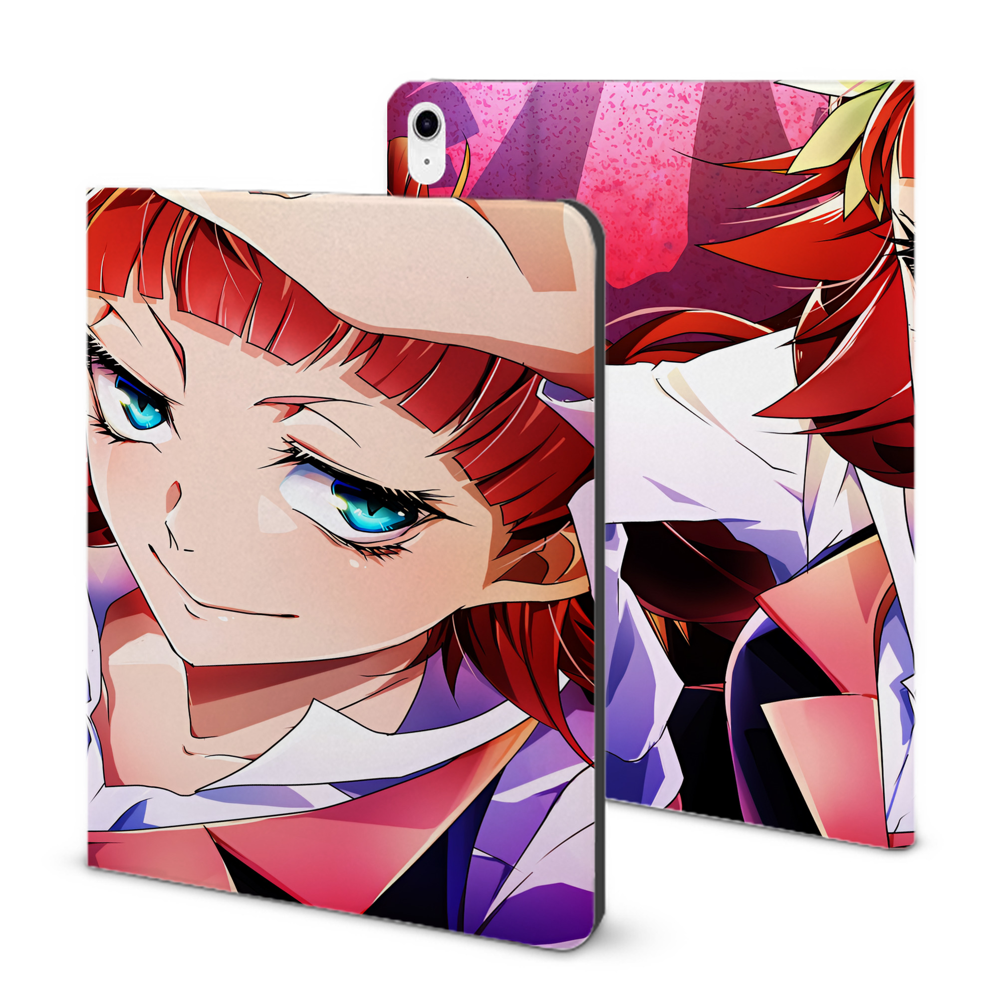 （画像用） 文豪ストレイドッグス Bungo Stray Dogs IPad ケース ブック型 PUレザー TPU 耐衝撃 軽量 薄型 ペン収納なし 全面保護 IPad 各モデル対応